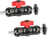 CAMVATE Universal Magic Arm with with Dual Ball Heads(Red,2 Pieces) - 2079...