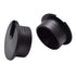 1-1/2 Inch (38mm) Black Wire Grommets and Cable Ties Kit ABS Plastic Desk Hole Cover Cord Organizer for Computer Desk Cabinet (2pcs Desk Grommets ...