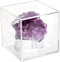 Clear Acrylic Geodes Rocks 3 Pegs Display Easel Stands Support Holder Box, Acrylic Display Case Box for Agate Slices Crystals Minerals Slab Fossil...