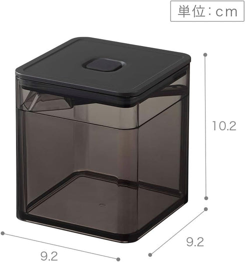 YAMAZAKI Home Tower Vacuum-Sealing Food Storage Container - Spoon - Polypropylene - 500Ml...