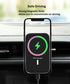 M&S Home 15w Wireless Fast Car Charger Compatible with MagSafe Devices for iPhone 12/13/14/15/SE/XS/XR/X/8/Plus, Car Phone Holder, Qi-Compatible, ...
