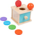 Adena Montessori Baby Toys Coin Box with Ball Blue Door Great Gift for 6-12 Months 1 2 Years Old Toddlers...