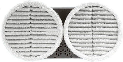 Spinwave Replacement Pads - Compatible with Bissell Spinwave Mops 2124 2039 Series. Includes 2 Soft Pads and 2 Scrubby Pads...