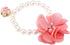 Pet Pearl Flower Necklace Princess Necklace Collar Accessories for Puppy Decoration(, Blue, red,)...