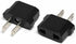 ANRANK E-U4113619AK European to USA American Outlet Plug Adapter (Black, 2-Pack)...