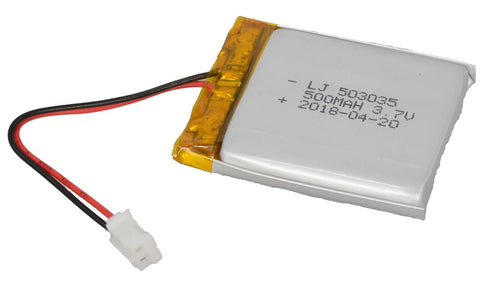 Jameco ReliaPro Lithium Ion Polymer Battery 3.7V 500mAh Rechargeable...