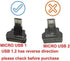 Slim Micro USB FPV Flat Slim Thin Ribbon FPC Cable Micro USB 90 Degree Angled up to Standard USB A for Synchronizing and Charging Black (30CM)...