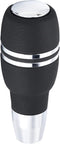 Arenbel 4" Automatic Push Button Gear Shift Knob Leather Covered Car Lever Stick Shifter Handle Fit Most Auto Transmission Vehicles, Black...