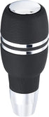 Arenbel 4" Automatic Push Button Gear Shift Knob Leather Covered Car Lever Stick Shifter Handle Fit Most Auto Transmission Vehicles, Black...