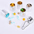 Portable Pill Case Keychain Waterproof 7 Days Pill Holder Travel Pill Container Portable Medicine Keychain Daily Airtight Pill Organizer for Outdo...