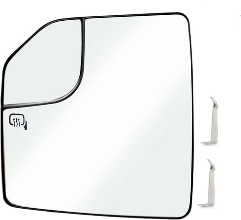 Left Driver Side Mirror Glass Heated Blind Spot Mirror Side Rear View Heated Convex Mirror Replacement for Ford F150 2015-2020...