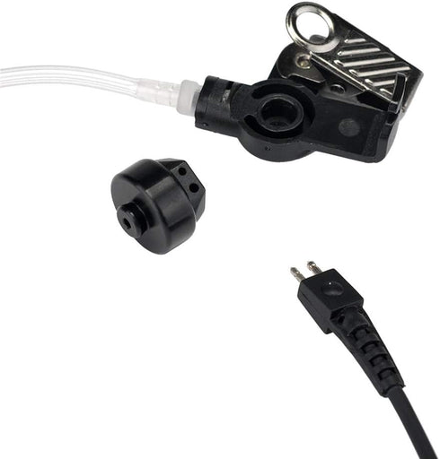 PTT Mic Covert Acoustic Tube Earpiece Headset for Motorola Radio BPR40 CP200 CLS1100 CLS1410 CP185 DEP450 EP450 RDU4100 RMU2040 PR400 RMV2080 RDM2...