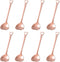 jinyatu Stainless Steel Dessert Spoon Creative Cute Heart Shaped Espresso Spoons Kitchen Accessory for Cake Tea Sugar Ice Cream Fruit 8 pieces (ro...