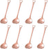 jinyatu Stainless Steel Dessert Spoon Creative Cute Heart Shaped Espresso Spoons Kitchen Accessory for Cake Tea Sugar Ice Cream Fruit 8 pieces (ro...