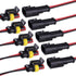 2 Pin Connector Waterproof Connector,Male and Female Way 16 AWG Wire Suitable for car Truck, Boat and Other Wire Connection (5 kit)...