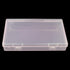 Goodma 4 Pieces Rectangular Plastic Boxes Empty Storage Organizer Containers with Hinged Lids for Small Items and Other Craft Projects (Pink, 7.1 ...