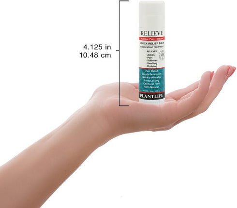 Plantlife Arnica Relieve Balm - Made with Arnica and 100% Pure Essential Oils - Relieve Products are a Homeopathic Solution for Everyday Use - Wor...