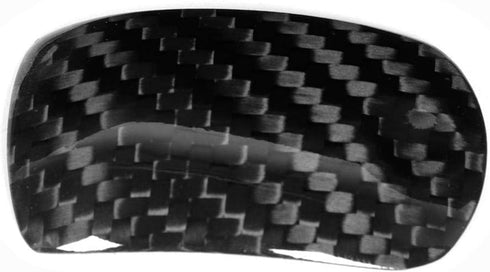 Gear Shift Knob Cover Trim, Carbon Fiber Car Gear Shift Knob Cover Trim Decoration Fit for Mustang 2014-2018...