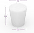 Silicone Rubber Stopper, (10-Pack, Size 4#) Tapered White Silicone Stoppers for Laboratory Sealing...