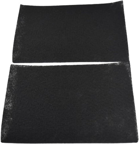 HQRP 2-Pack Activated Charcoal Filters Compatible with Kitchen Aid and Whirlpool Over the Range Microwave Hood Models W11213882 Replacement Air Fi...