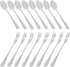 Set of 16 Demitasse Espresso Spoon (4 inch) and Stainless Steel Forks (4.8 inch), DaKuan Mini Coffee Spoons & Cake Forks for Dessert, Tea, Appetiz...