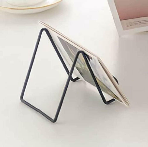 Tray Stand Metal Square Wire Stand Cutting Board Stand - Cheeseboard Stand, Cutting board holder, Cookbook Holder, Cookbook Stand, Charcuterie Boa...