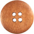 100 Pcs Classic Wooden Buttons, 0.7-Inch (18mm) Diameter -Brown, for Sewing Projects...