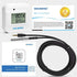 Inkbird Smart Thermometer Temperature and Humidity Monitor Hygrometer Indoor, Free APP for iOS and Android, IBS-TH2 Plus Version Supports External Temperature Probe and Digital Display.