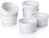 Mini Ramekins 1.5 oz, Vidalenta Dipping Sauce Cups, Tiny Ramekins Dip Bowl Porcelain Souffle Dish Set of 6, Small Ramekins Dessert Cups Small Bowl...