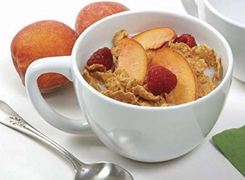 Norpro My Favorite Jumbo Porcelain Mugs, Set of 2, White...