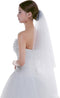 Women's Simple Tulle Bridal Veils Short Wedding Veils For Brides Bachelorette Party Ivory White,Free Size...