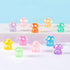 100PCS Luminous Micro Landscape Mushroom Mini Resin Mushroom Figurines Miniature Mushroom for DIY Fairy Garden Miniature Moss Landscape...