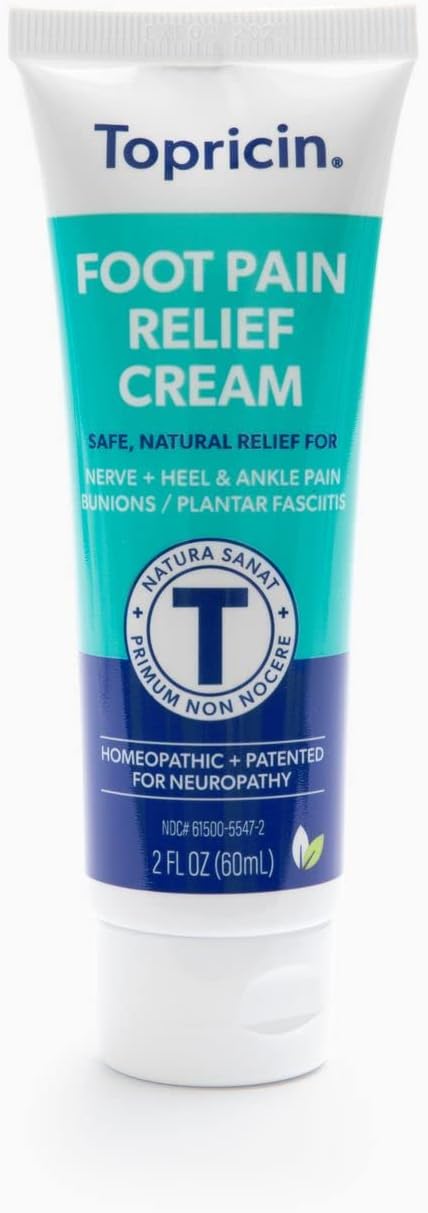 Topricin Foot Pain Relief Cream, 2 OZ...