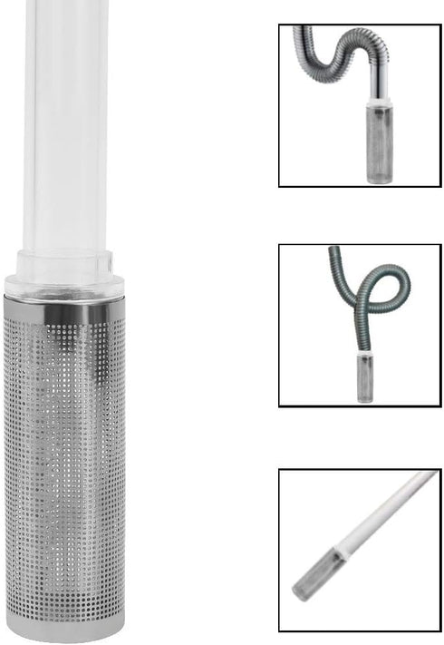 Aquarium Fish/Shrimp Mesh Net Filter Guard?Fish Tank Intake Strainer Pre-filter Cover Stainless Steel (16mm ID)...