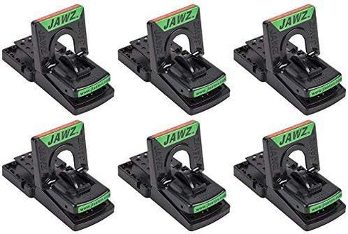 JAWZTM Plastic Mouse Traps Packed Bulk, Packed 6 per Case...