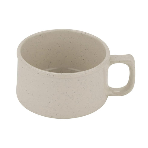 G.E.T. BF-080-IR-EC Melamine Shatter-Resistant Mug/Coffee Cup, 11 Ounce, Ironstone (Set of 4)...