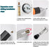 Door Stopper Spring Hydraulic Self Adhesive Door Stop Spring Door Stop Hydraulic Door Stop Bumper 3 Installation Methods Wall Protector 4.1 Inch H...