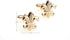 Fleur De Lis Pair Cufflinks in a Presentation Gift Box & Polishing Cloth …...