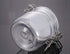 2Pcs 10 Oz/300ml Clear Round Plastic Home Kitchen Storage Sealed Jar Bottles with Leak Proof Rubber and Hinged Lid for Herbs, Spices, Candy, Gift,...