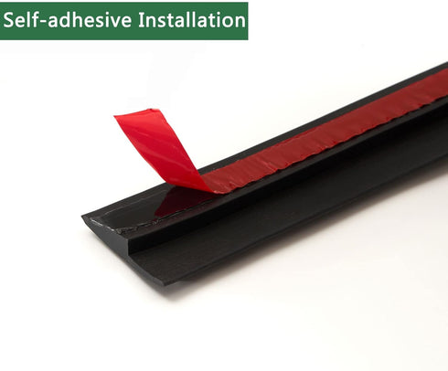 Floor Transition Strip Self Adhesive, PVC Carpet & Floor Edging Trim Strip Suitable for Carpet Threshold Transition Width 3mm Height Less Than 4 m...