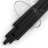 Carmel 4mm Mechanical Grease Pencil Holder + 25 Refills (Black), Clutch Pencil with Thick Waxy Leads, Holder for Drawing, Wax Pencil for Holding S...