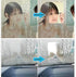 2PCS Film Anti Rain Water Repellent Film Car Mirror Window Clear Films Anti Dazzle Rearview Mirror Anti Fog Rainproof Film (Elliptic-135x95mm)...
