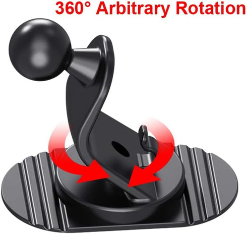 2 Pack Car Dashboard Phone Holder Mount Base Sticky Stand 17mm Ball Joint Connector Support Adapter for Car Auto GPS Dash Cam Camera Magnetic Clam...