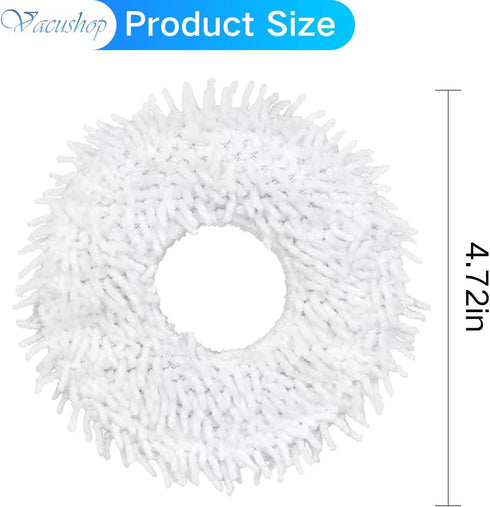 Replacement for Robot Cleaner Yeedi mop Station Accessories Parts X4 Mop X4 Side Brush X2 Filter (4)...