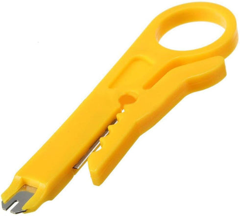 Maxmoral 2-Pack Mini Wire Stripper Cutter,Impact Punch Down Tool,SK Manganese Steel 110 Blade for Network Wire Cable,Keystone Jack RJ45 Ethernet M...