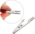 100 pcs Metal Alligator Clips 52 mm for Household Soldering and Electrical Test Tools...
