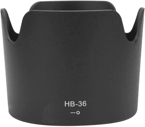Camera Lens Hood for Nikon Quality Plastic Material Replacement HB-36 Plastic Lens Hood for Nikon AF-S VR Zoom-Nikkor 70-300mm f/4.5-5.6G IF-ED...
