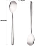 Miupoo Korean Soup Spoons Stainless Steel Long Handle Tablespoon Pack of 5...