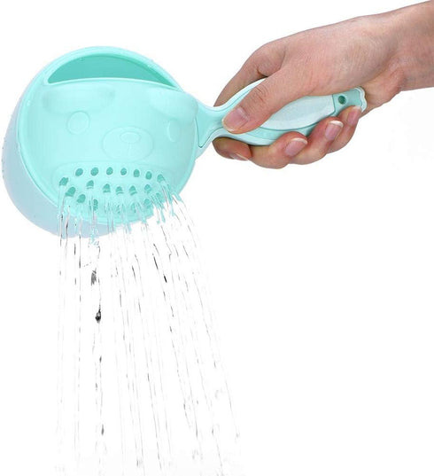 Baby Shampoo Rinse Cup Waterfall Spout Rinse Cup Sprinkler Bottle Cute Bear Shape Shower Water Scoop Head Washing Shampoo Rinse Cup Children's Pro...