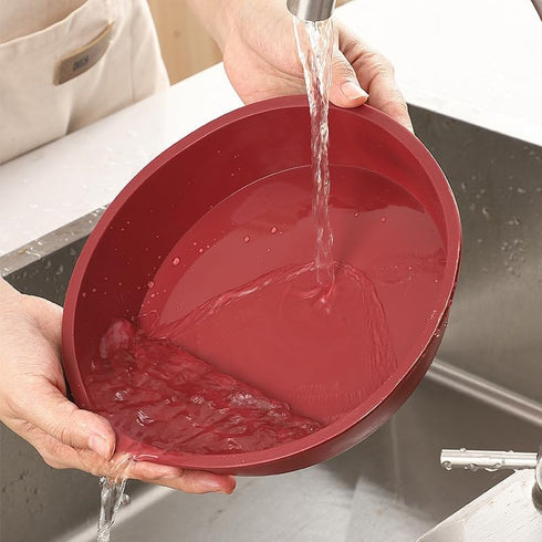 Baking Silicone 10-Inch Round Cake Pan Baking Mold, BPA Free, Non-Stick European-Grade Silicone, 2.16-Inches Deep...